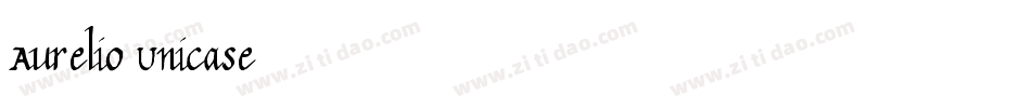 Aurelio Unicase字体转换